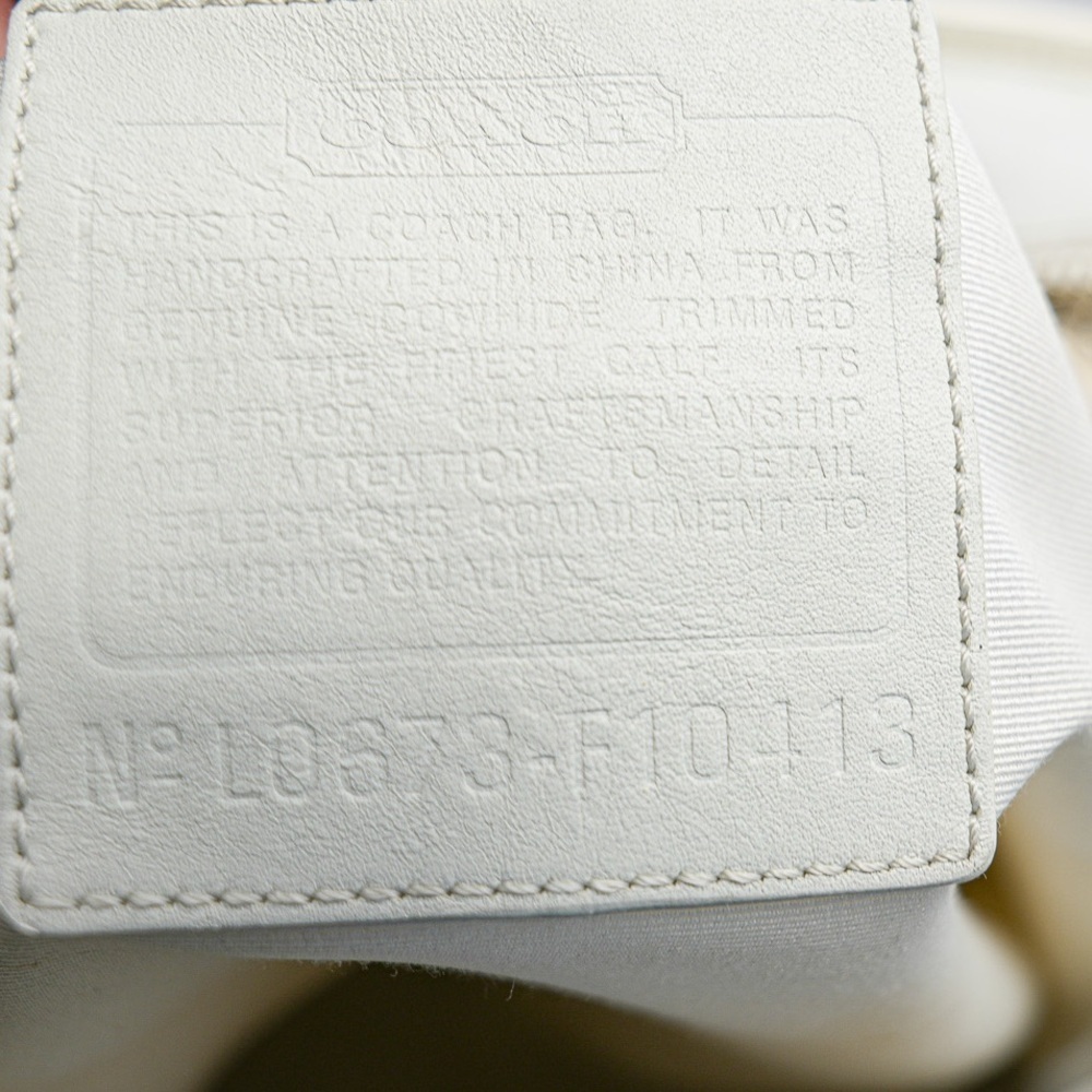 COACH Y2K White Tote Bag - Picture 7 of 7